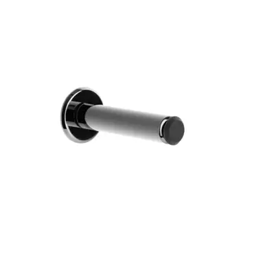 Deurstopper Fase Zwart nikkel PVD wandmodel