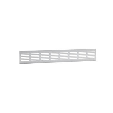 Ventilatierooster Aluminium 400x60mm, plintrooster