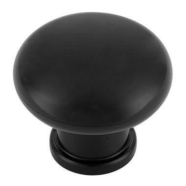 Meubelknop zwart kunststof 32mm 32x32x27mm
