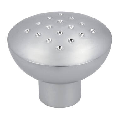 Meubelknop mat chroom 34mm 33x33x27mm