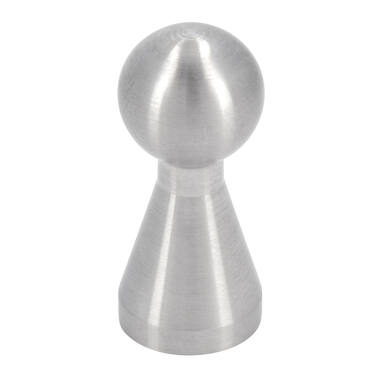 Meubelknop RVS 11mm 11x11x25mm