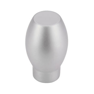 Meubelknop mat chroom zamac Bulb 15mm 16x16x26mm