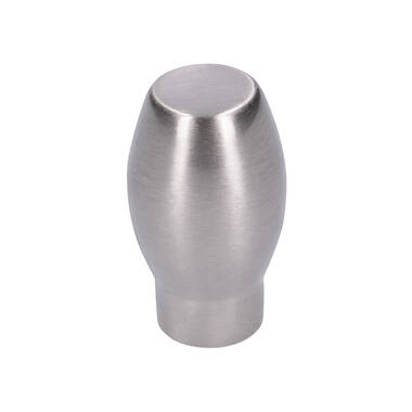 Meubelknop RVS look 15mm 16x16x26mm