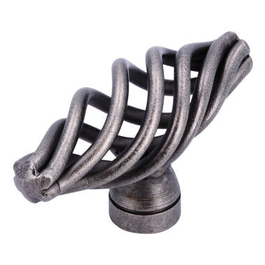 Meubelknop antiek ijzer look Cage T-model 51mm 51x20x29mm