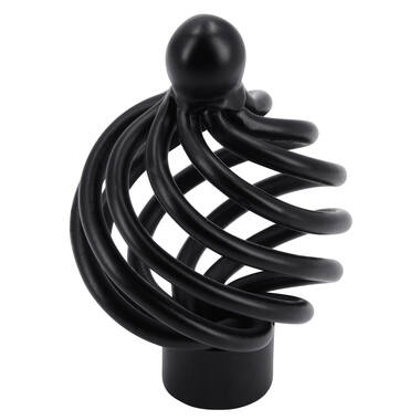 Meubelknop zwart Cage 34mm 34x34x53mm