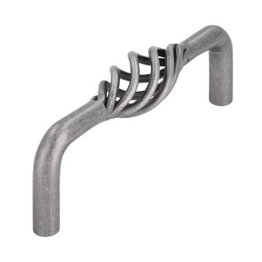 Meubelgreep antiek ijzer look Cage 96mm 104x20x38mm
