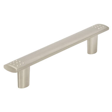 Meubelgreep RVS look recht 96mm 129x14x24mm