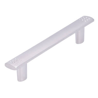 Meubelgreep mat chroom recht 96mm 129x14x24mm