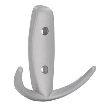 Jashaak aluminium look zamac dubbel 80x73x30mm