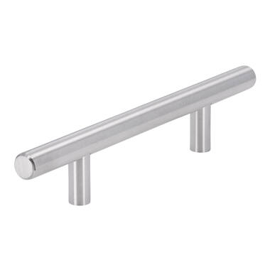 Meubelgreep RVS T-model 96mm 176x12x32mm