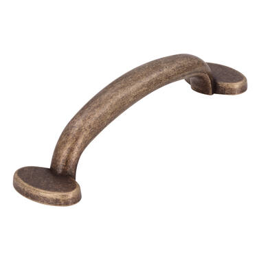 Meubelgreep brons look 96mm 129x30x27mm