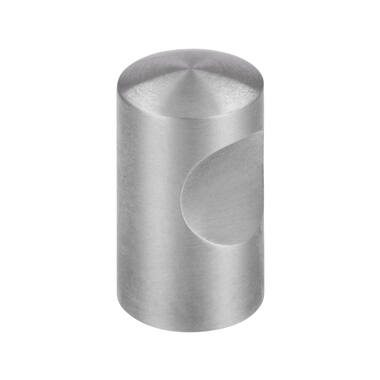 Meubelknop RVS 15mm 15x15x26mm