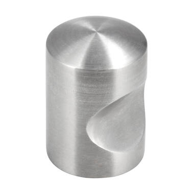 Meubelknop RVS 20mm 20x20x28mm
