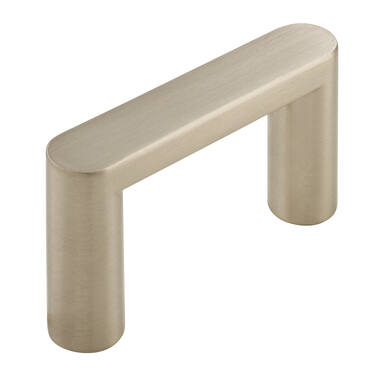 Meubelgreep RVS look zamac U-model 32mm 40x8x24mm