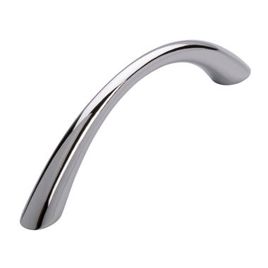 Meubelgreep chroom boog 96mm 113x11x27mm
