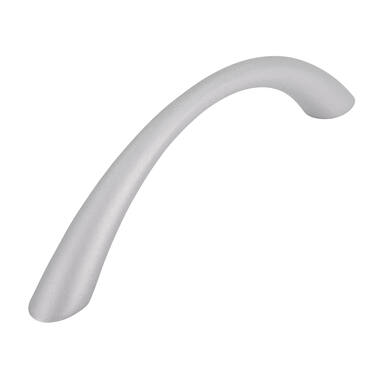 Meubelgreep aluminium look boog 96mm 113x11x27mm