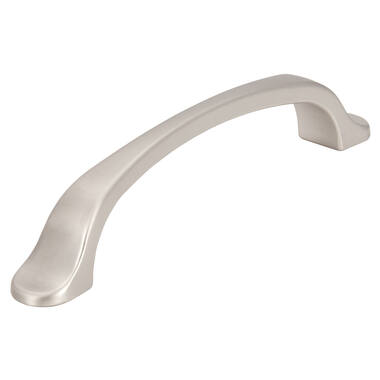 Meubelgreep RVS look 96mm versmald 118x15x25mm