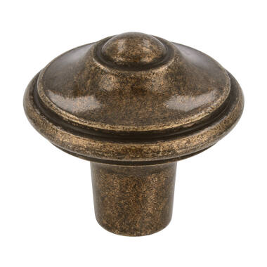 Meubelknoppen brons look 31mm 2 stuks 31x31x29mm