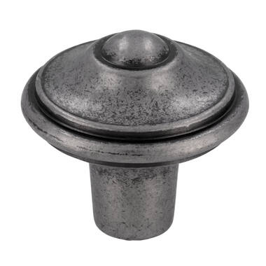 Meubelknoppen tin look 31mm 2 stuks 31x31x29mm