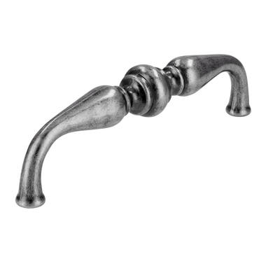Meubelgrepen tin look 96mm 2 stuks 105x17x30mm