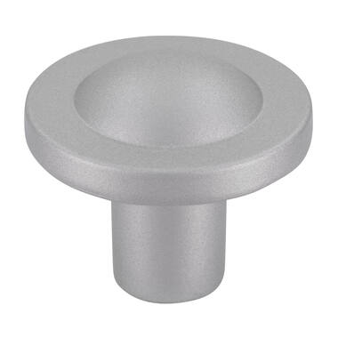 Meubelknop aluminium look rond 35mm 35x35x30mm