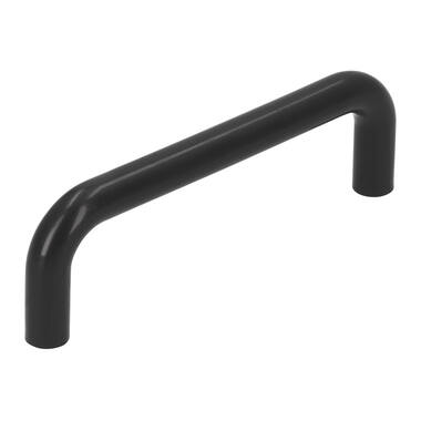 Meubelgrepen zwart kunststof 96mm 2 stuks 106x10x34mm