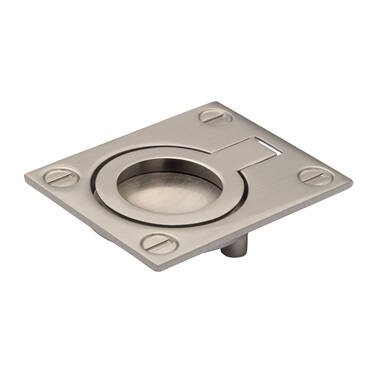 Luikring RVS look zamac 60x47x12mm