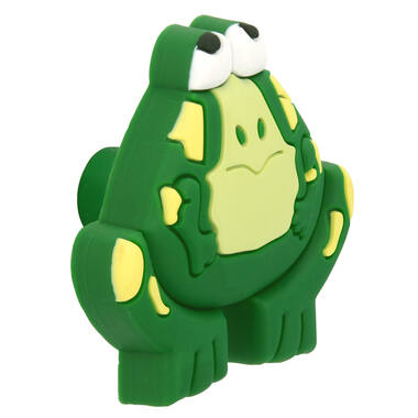 Meubelknop groen kikker 52x48x26mm