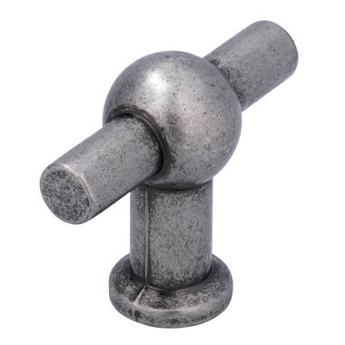 Meubelknop ijzer Chemin de Fer 50mm 50x20x40mm