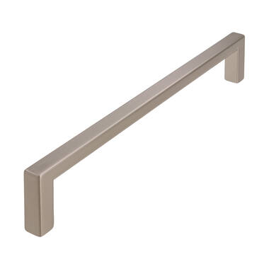 Meubelgreep RVS look zamac 160mm 168x8x28mm