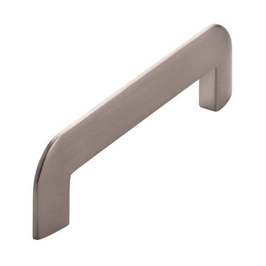 Meubelgreep RVS look plat 96mm 118x8x33mm