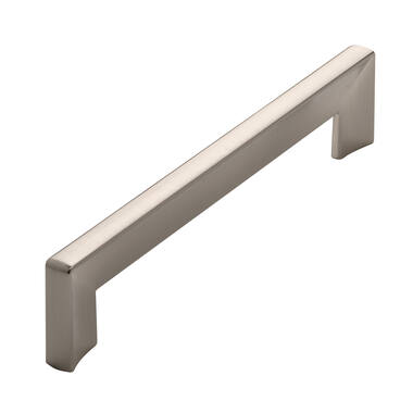 Meubelgreep RVS look hoekig 160mm 168x10x36mm