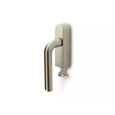 Draaikiep raamkruk Champagne PVD David Rockwell Eclipse DR100-DKLOCK-O Links Afsluitbaar