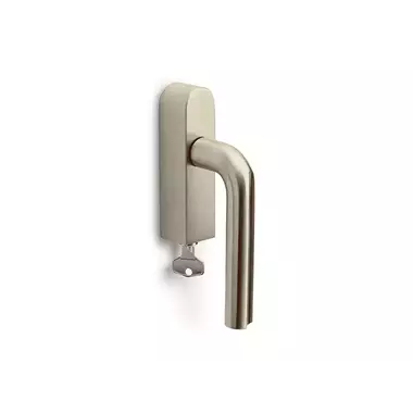 Draaikiep raamkruk Champagne PVD David Rockwell Eclipse DR101-DKLOCK-O Rechts Afsluitbaar
