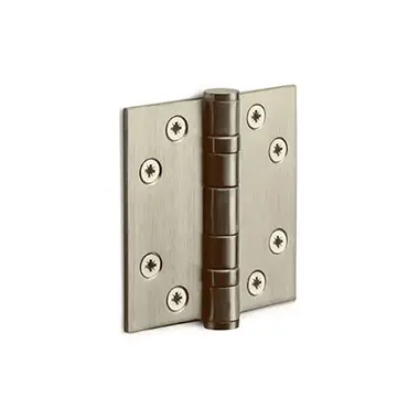 Kogellagerscharnier Champagne PVD Platklop LBS7676 76x76mm