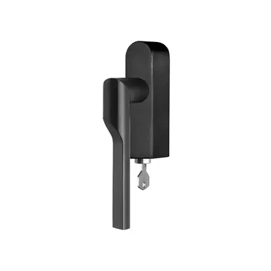 Draaikiep raamkruk Mat zwart PVD Formani Gensler Rivio GL101-DKLOCK-O rechts
