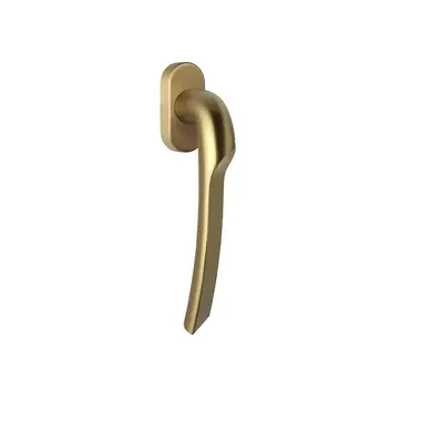 Draaikiep raamkruk Mat goud PVD Formani Gensler Rivio GL102-DK-O links