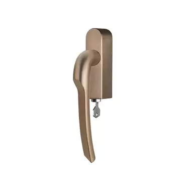 Draaikiep raamkruk PVD licht brons Formani Gensler Rivio GL102-DKLOCK-O rechts