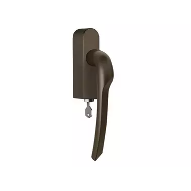 Draaikiep raamkruk Brons Formani Gensler Rivio GL102-DKLOCK-O links