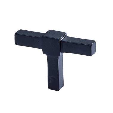 Meubelknop Zwart Jolie Cross 50mm