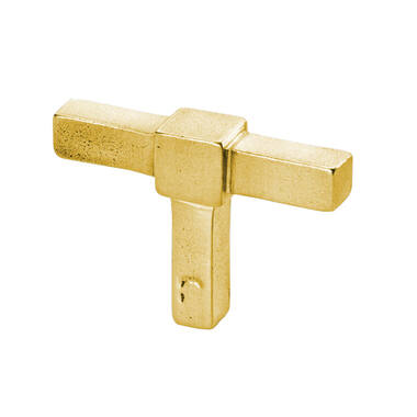 Meubelknop Messing Jolie Cross 50mm