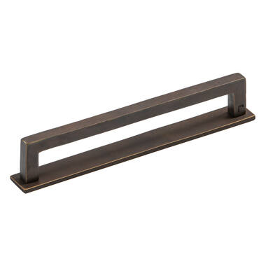 Achterplaat voor meubelgreep Essence Verbronsd 170mm, hoh 160mm