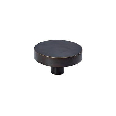 Voordeurknop Verbronsd Jolie Lune rond 120mm