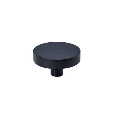 Voordeurknop Zwart Jolie Lune rond 120mm