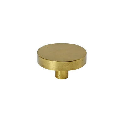Voordeurknop Messing Jolie Lune rond 120mm