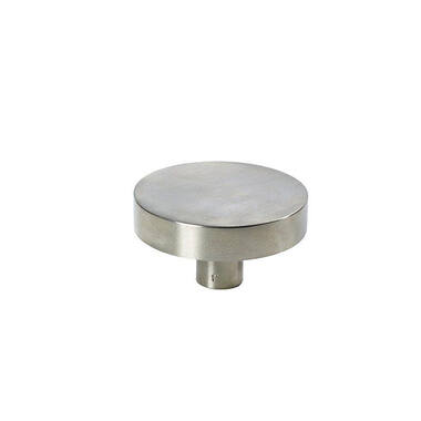 Voordeurknop Verzilverd Jolie Lune rond 120mm