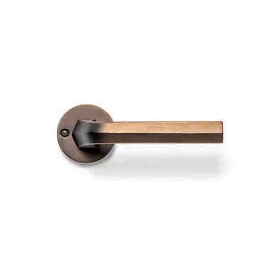 Deurkruk Verbronsd Six Fois It's a Roel  140x52x57,5mm Aged Bronze
