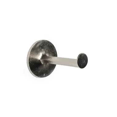 Toiletrolhouder Verzilverd Six Fois It's a Roel lengte 123mm Old Silver hoh 83mm