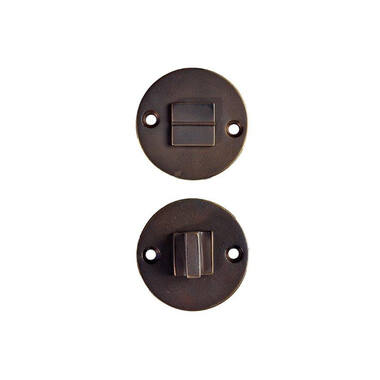 WC-garnituur Verbronsd Jolie Rond 52mm