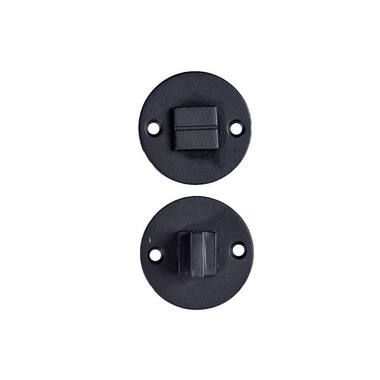 WC-garnituur Zwart Jolie Rond 52mm